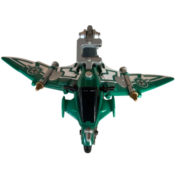 POWER RANGERS Ninja Storm Red & Green Glider Cycle. 2002 BANDAI - Picture 9 of 9